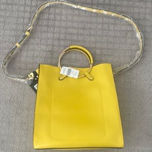 Women’s mustard yellow crossbody bag